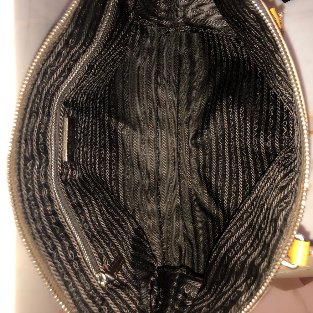 Canvas and Leather Prada Shoulder Bag - Picture 6 of 8